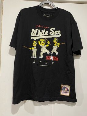 Mitchell &  Ness Tshirt medium Chicago White Sox Faded Black  lyrical lemonade